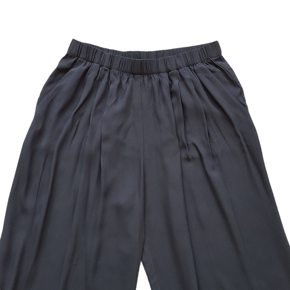 Eileen Fisher Cropped Wide Leg Pants - Picture 4 of 5